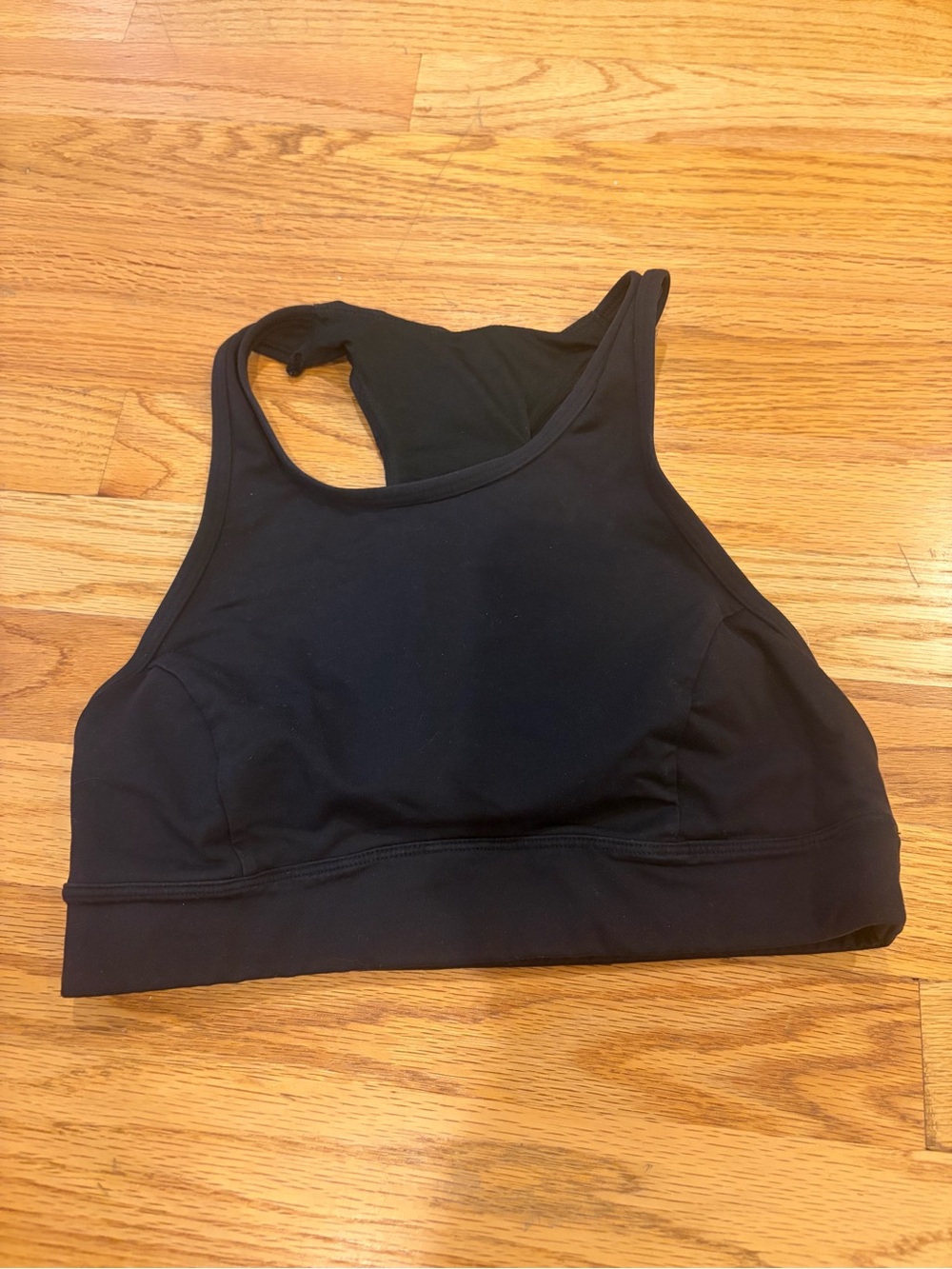 lululemon athletica Black High-Neck Racerback Sports Bra